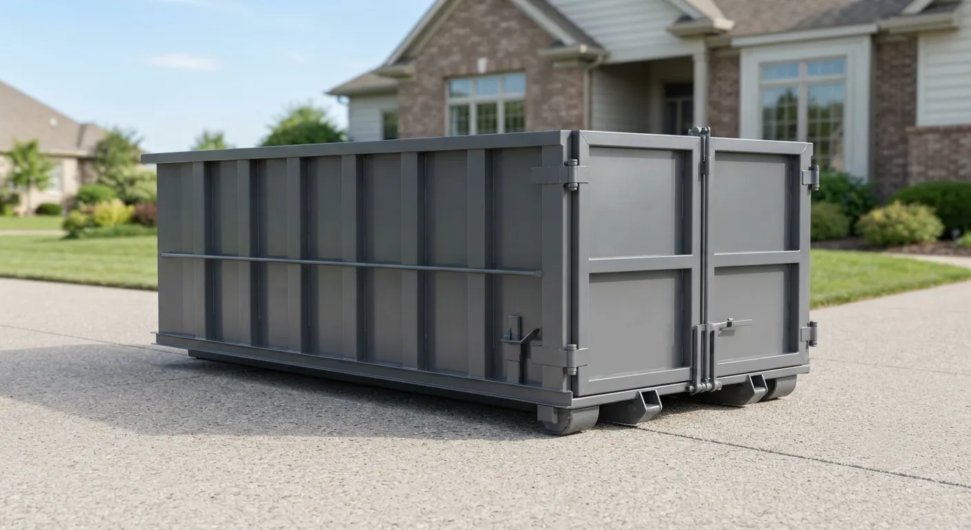 10 yard dumpster rental from our Visalia fleet