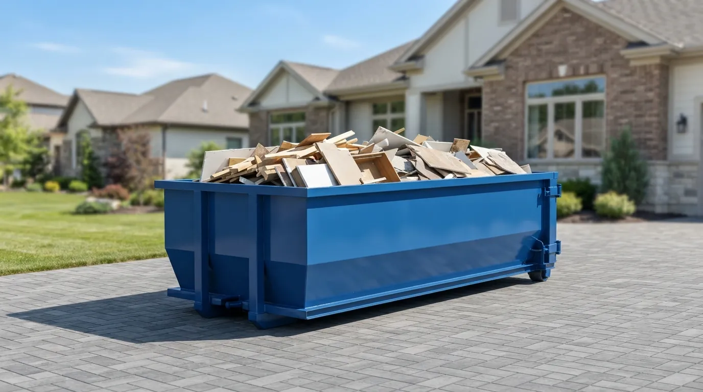 20 yard dumpster rental from our Visalia fleet