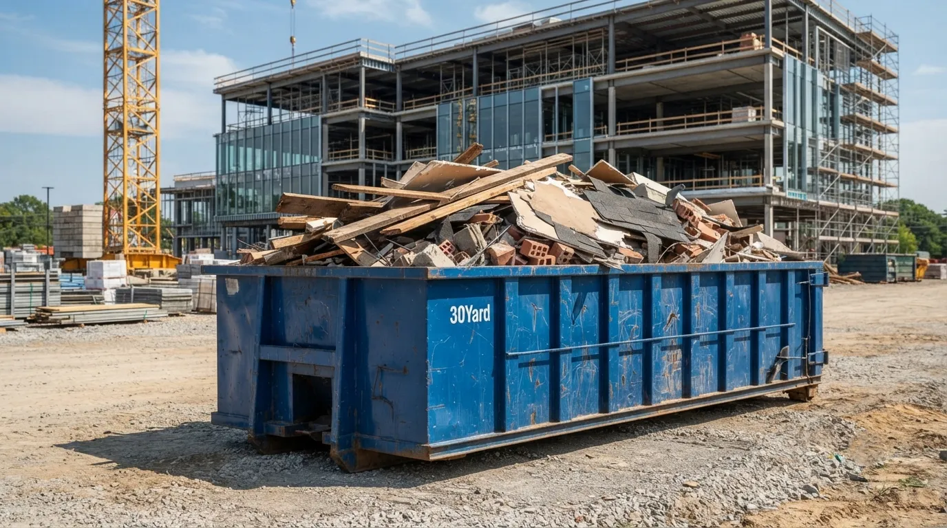 30 yard dumpster rental from our Visalia fleet